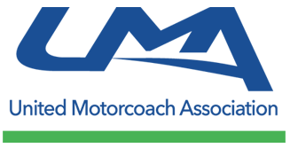 Nationwide Bus Charter is a member of the United Motorcoach Association and this is their logo.